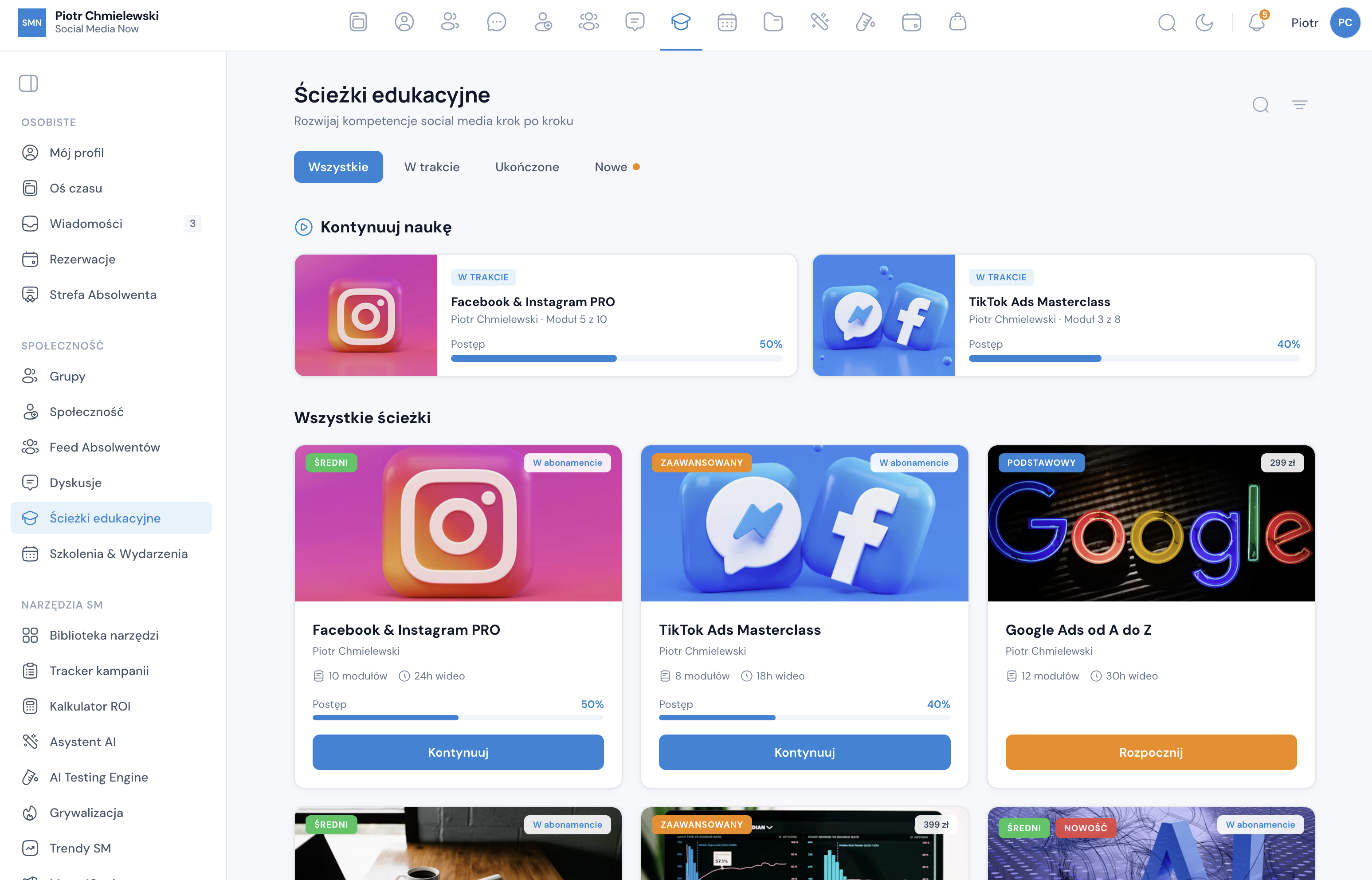 Ścieżki edukacyjne